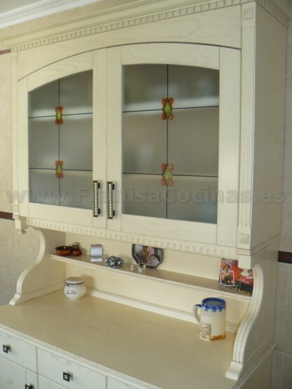 Muebles de cocina de madera de fresno arena patinado - Imagen 12