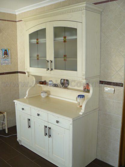 Muebles de cocina de madera de fresno arena patinado - Imagen 11