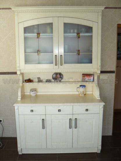 Muebles de cocina de madera de fresno arena patinado - Imagen 13