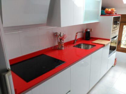 Muebles de cocina tirador gola blanco brillo - Imagen 8