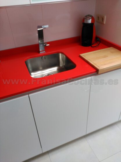 Muebles de cocina tirador gola blanco brillo - Imagen 11