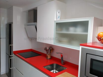 Muebles de cocina tirador gola blanco brillo - Imagen 16