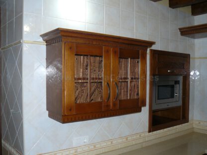 Muebles de cocina de madera castaño - Imagen 6