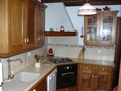 Muebles de cocina rústicos en madera