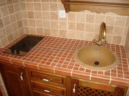 Muebles de cocina madera para merendero bodega - Imagen 13