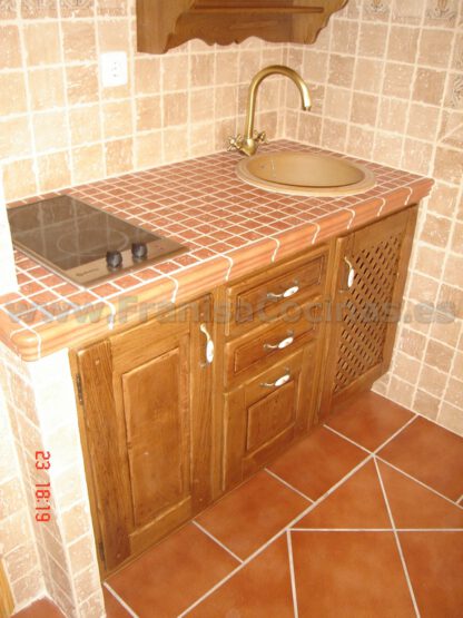Muebles de cocina madera para merendero bodega - Imagen 10