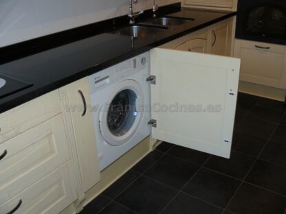 Muebles de cocina madera patinado arena beige - Imagen 34