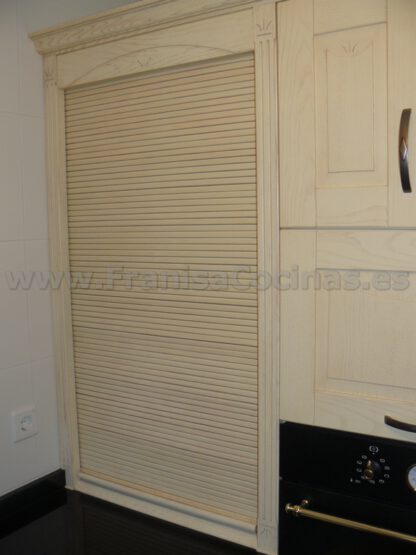 Muebles de cocina madera patinado arena beige - Imagen 47