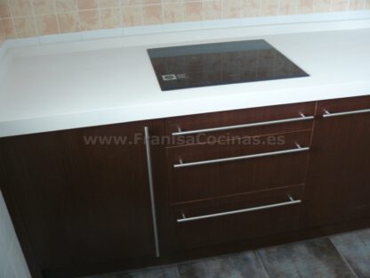 Muebles de cocina tablero marino wengué - Imagen 2