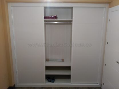 Armario empotrado lacado blanco - Imagen 3