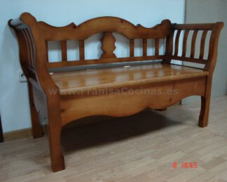 Banco de madera de pino Mod: Paulino