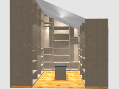Diseño de armario vestidor aburhadillado - Imagen 2