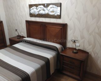 Dormitorio de madera maciza a la medida