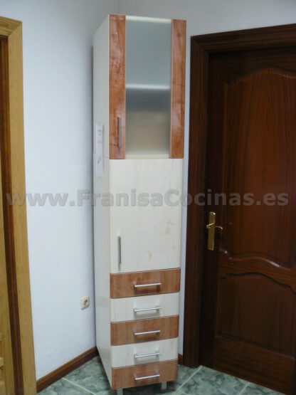 Mueble de cocina columna de exposición