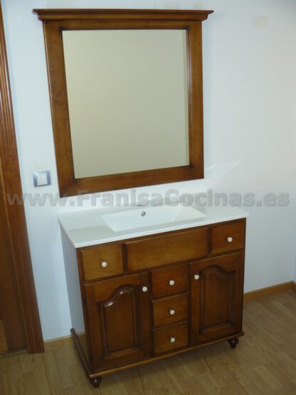 Mueble de baño madera provenzal - Imagen 10
