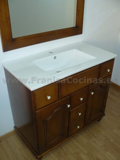 Mueble de baño madera provenzal - Imagen 12