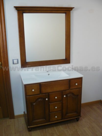 Mueble de baño madera provenzal - Imagen 3