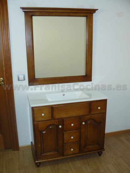 Mueble de baño madera provenzal - Imagen 4