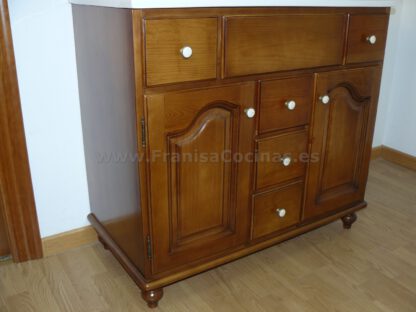 Mueble de baño madera provenzal - Imagen 8
