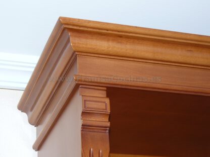 Mueble librería salón de madera a la medida - Imagen 6