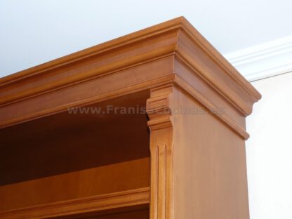 Mueble librería salón de madera a la medida - Imagen 7