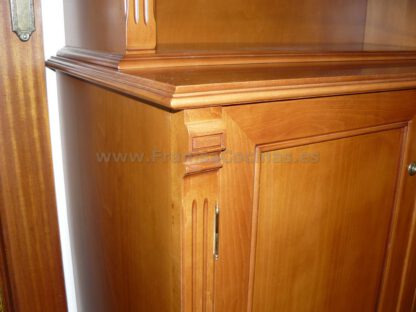 Mueble librería salón de madera a la medida - Imagen 16