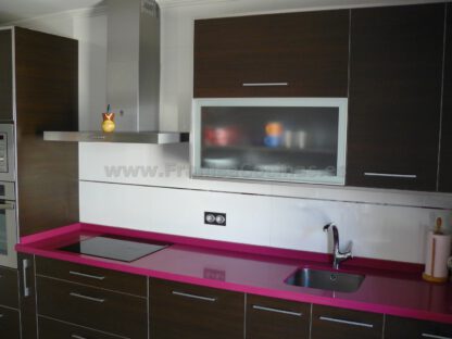 Muebles de cocina laminado wengué - Imagen 13