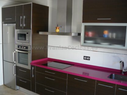 Muebles de cocina laminado wengué - Imagen 20