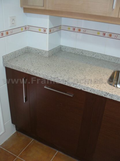 Muebles de cocina tablero marino wengué y roble pr - Imagen 13