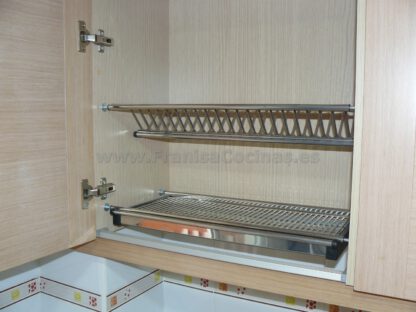 Muebles de cocina tablero marino wengué y roble pr - Imagen 19