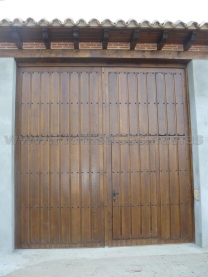 Trasera portón de madera de pino - Imagen 4