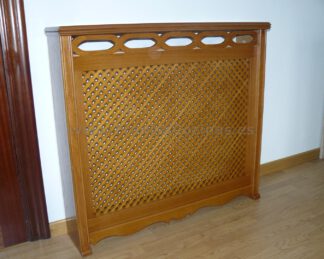 Cubreradiador de madera de roble a la medida