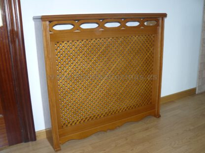 Cubreradiador de madera de roble a la medida