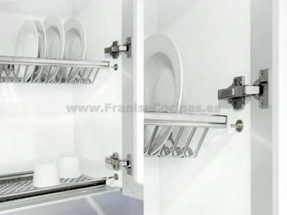 Escurreplatos de cocina de acero inoxidable - Imagen 2