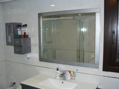 Mueble de baño metalizado gris - Imagen 3