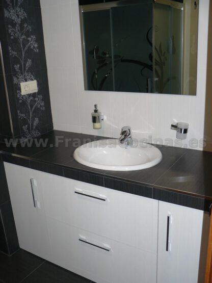 Mueble de baño a la medida laminado pino cervino - Imagen 2