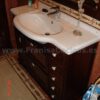 Mueble de baño rústico de madera - Imagen 6