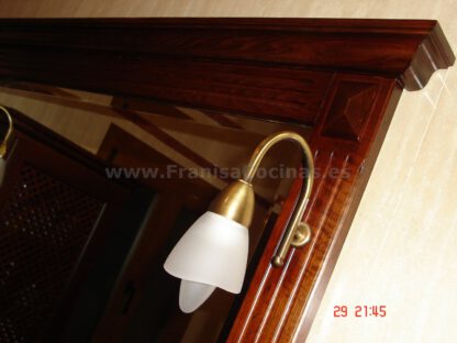 Mueble de baño rústico de madera - Imagen 8