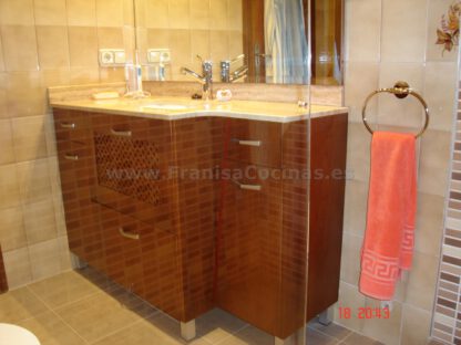 Mueble de baño tablero marino cerezo - Imagen 2