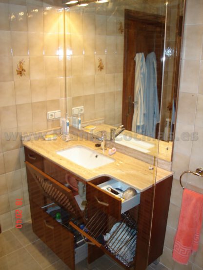 Mueble de baño tablero marino cerezo - Imagen 3