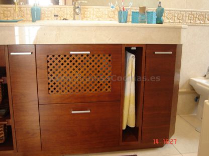 Mueble de baño multicapa cerezo - Imagen 5