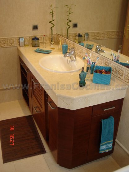 Mueble de baño multicapa cerezo - Imagen 6