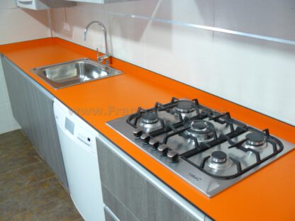 Muebles de cocina tirador efecto gola y tirador oculto - Imagen 16
