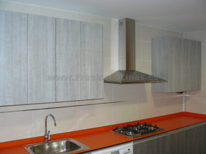 Muebles de cocina tirador efecto gola y tirador oculto - Imagen 22