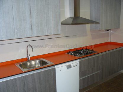 Muebles de cocina tirador efecto gola y tirador oculto - Imagen 23