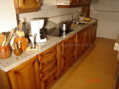 Muebles de cocina de madera de fresno - Imagen 3
