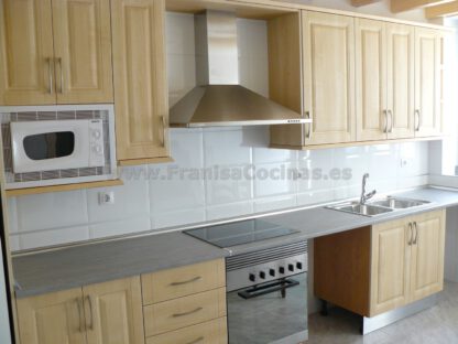 Muebles de cocina polilaminado maple