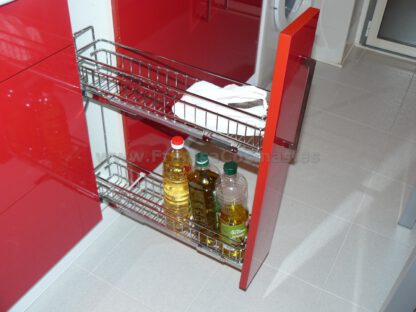 Muebles de cocina roja laminado estratificado AR+ - Imagen 21
