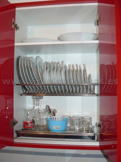 Muebles de cocina roja laminado estratificado AR+ - Imagen 22