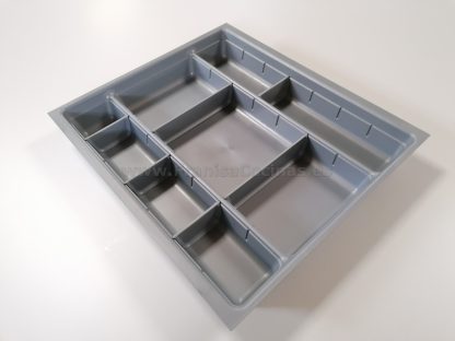 Organiza tu Cocina a tu Manera: Cubertero Gris Adaptable con Separadores Móviles - Imagen 7